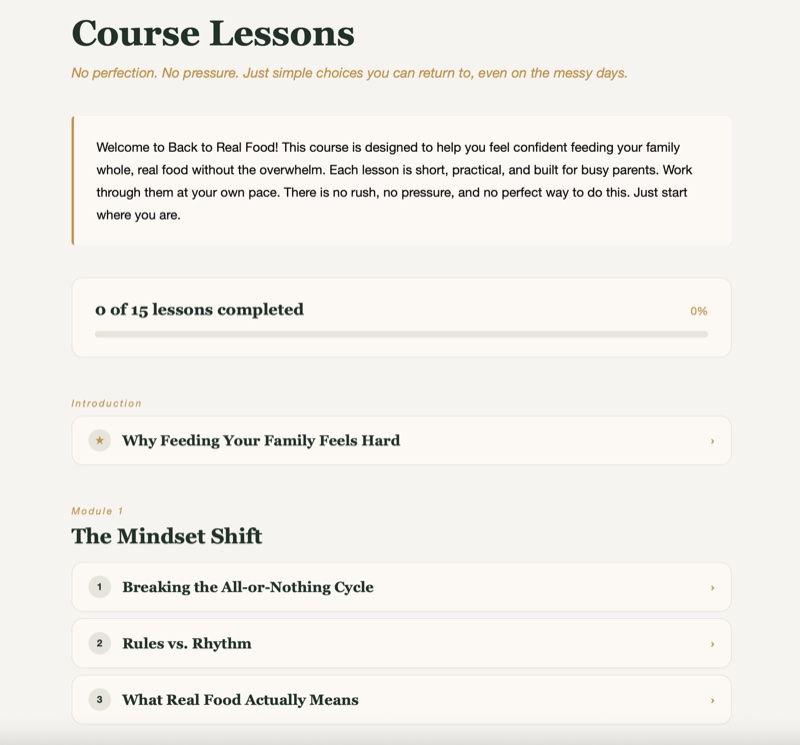 15 Audio Lessons