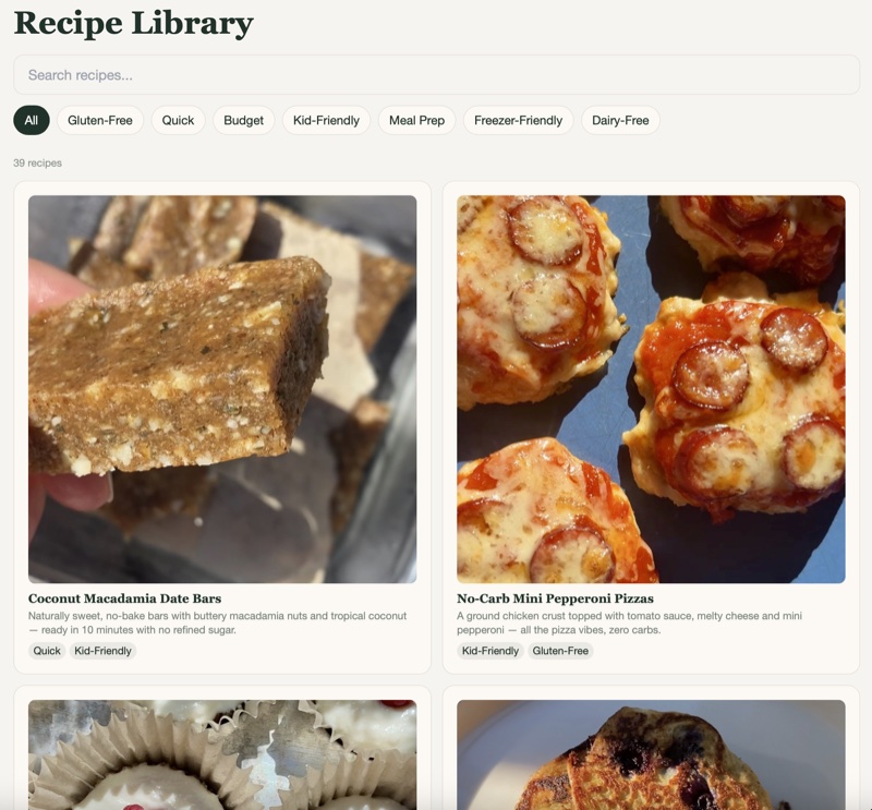 39 Bonus Recipes