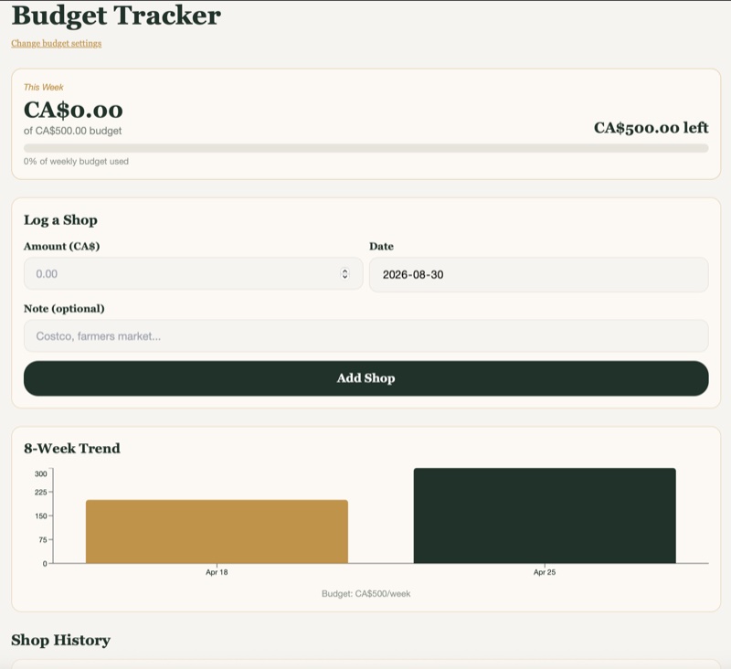 Budget Tracker